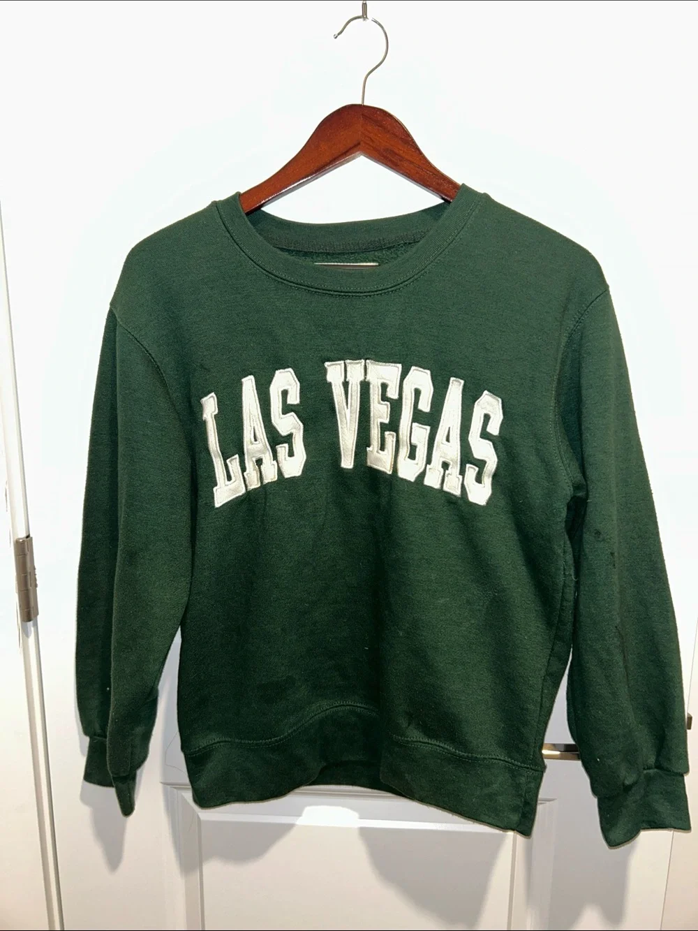 Unisex Forest Green 'Las Vegas' Crewneck Sweatshirt